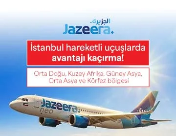 Jazeera Airways ile Uçuşuna Avantaj Kat!